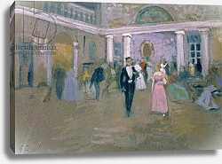 Постер Степанов Алексей Ball at Larins, an illustration for 'Eugene Onegin', by Alexander Pushkin, 1911 Постер Степанов Алексей Ball at Larins, an illustration for 'Eugene Onegin', by Alexander Pushkin, 1911