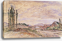 Постер Джонкинд Йохан The Pont de Lesdiguieres, near Grenoble, 1883 Постер Джонкинд Йохан The Pont de Lesdiguieres, near Grenoble, 1883