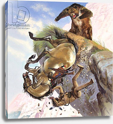 Постер Филлипс Уильям (дет) An Encounter with A Grizzly Bear Постер Филлипс Уильям (дет) An Encounter with A Grizzly Bear