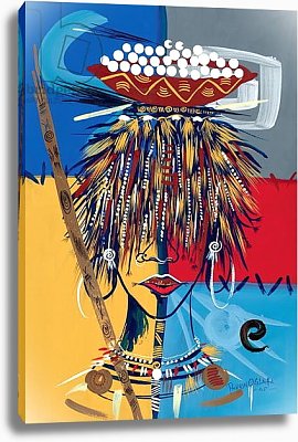 Купить репродукцию картины African Beauty 2, 2005, Перрин Оглафа (совр)