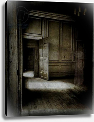 Постер Гордон Марк (совр) Panelled room with ethereal figure.. Постер Гордон Марк (совр) Panelled room with ethereal figure..