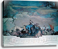 Постер Тьеполо Джованни Asia, one of the Four Continents from the ceiling of the 'Treppenhaus', 1750-53 Постер Тьеполо Джованни Asia, one of the Four Continents from the ceiling of the 'Treppenhaus', 1750-53