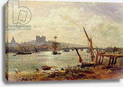 Постер Нэш Фредерик Rochester Cathedral and Castle, c.1820-30 Постер Нэш Фредерик Rochester Cathedral and Castle, c.1820-30
