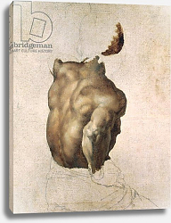 Постер Жерико Теодор Study of a Torso for The Raft of the Medusa, 1818 Постер Жерико Теодор Study of a Torso for The Raft of the Medusa, 1818