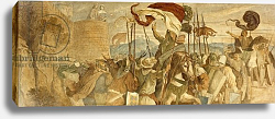 Постер Швинд Моритц 'Faithful Men are the best wall', c.1855 Постер Швинд Моритц 'Faithful Men are the best wall', c.1855