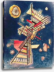 Постер Кандинский Василий Composition with a Blue Background, 1927 Постер Кандинский Василий Composition with a Blue Background, 1927