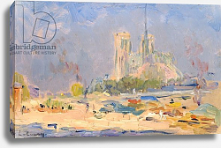 Постер Лебур Альбер Quai de la Tournelle and Notre-Dame de Paris, 1884 Постер Лебур Альбер Quai de la Tournelle and Notre-Dame de Paris, 1884