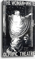 Постер Уокер Фредерик Poster for the stage version of 'The Woman in White' by Wilkie Collins, performed in 1871 Постер Уокер Фредерик Poster for the stage version of 'The Woman in White' by Wilkie Collins, performed in 1871