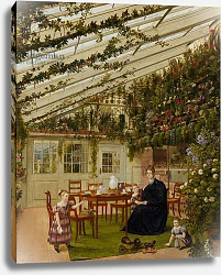 Постер Гартнер Йоханн The Family of Mr. Westfal in the Conservatory, 1836 Постер Гартнер Йоханн The Family of Mr. Westfal in the Conservatory, 1836