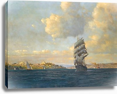 Купить репродукцию картины Sailing On The Bosphorus, Димер Майкл Зено