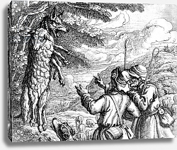Постер Барлоу Франсис The Wolf in Sheep's Clothing, 1687 Постер Барлоу Франсис The Wolf in Sheep's Clothing, 1687