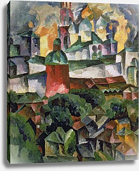Постер Лентулов Аристарх Landscape near Troize-Sergiev, 1920 Постер Лентулов Аристарх Landscape near Troize-Sergiev, 1920