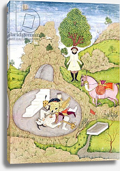 Постер Школа: Индийская 17в. Rustam killing the White Demon, from the 'Shahnama' Постер Школа: Индийская 17в. Rustam killing the White Demon, from the 'Shahnama'