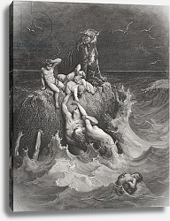Постер Доре Гюстав The Deluge, illustration from Dore's 'The Holy Bible', engraved by Pannemaker, 1866 Постер Доре Гюстав The Deluge, illustration from Dore's 'The Holy Bible', engraved by Pannemaker, 1866