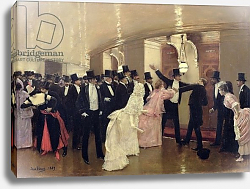 Постер Бакст Леон An Argument in the Corridors of the Opera, 1889 Постер Бакст Леон An Argument in the Corridors of the Opera, 1889