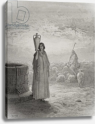 Постер Доре Гюстав Jacob Keeping Laban's Flock, illustration from Dore's 'The Holy Bible', engraved by Pannemaker, 1866 Постер Доре Гюстав Jacob Keeping Laban's Flock, illustration from Dore's 'The Holy Bible', engraved by Pannemaker, 1866