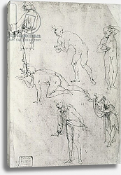 Постер Леонардо да Винчи (Leonardo da Vinci) Six Figures, Study for an Epiphany Постер Леонардо да Винчи (Leonardo da Vinci) Six Figures, Study for an Epiphany