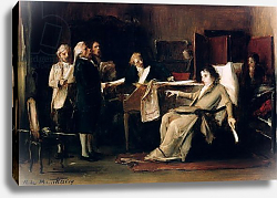Постер Мункачи Михай Mozart directing his Requiem on his deathbed Постер Мункачи Михай Mozart directing his Requiem on his deathbed