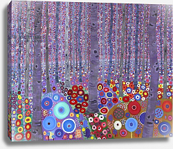 Постер Ньютон Давид (совр) Klimt's Forest, 2010, Постер Ньютон Давид (совр) Klimt's Forest, 2010,