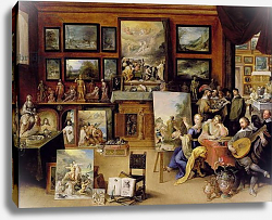 Постер Франкен Франс II Pictura, Poesis and Musica in a Pronkkamer Постер Франкен Франс II Pictura, Poesis and Musica in a Pronkkamer