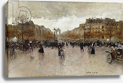 Постер Лоир Луиджи Rond Point des Champs Elysees, Paris, Постер Лоир Луиджи Rond Point des Champs Elysees, Paris,
