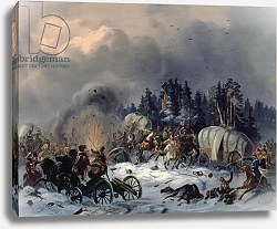 Постер Виллевальде Богдан Scene from the Russian-French War in 1812 Постер Виллевальде Богдан Scene from the Russian-French War in 1812