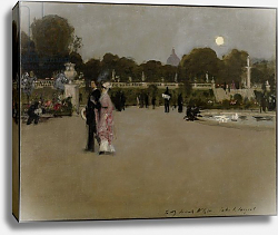 Постер Серджент Джон Luxembourg Gardens at Twilight, 1879 Постер Серджент Джон Luxembourg Gardens at Twilight, 1879