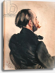 Постер Мензель Адольф Richard, the Brother of the Artist, 1860 Постер Мензель Адольф Richard, the Brother of the Artist, 1860