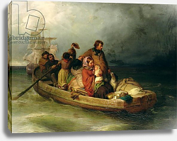 Постер Шлейзингер Феликс Emigrant passengers on board, 1851 Постер Шлейзингер Феликс Emigrant passengers on board, 1851