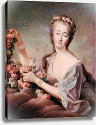 Постер Друаис Франсис Portrait of the Countess du Barry as Flora Постер Друаис Франсис Portrait of the Countess du Barry as Flora