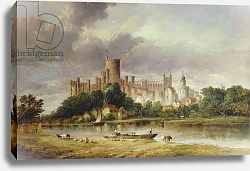 Постер Викерс альфред (грав, москва) A View of Windsor Castle from the Brocas Meadows, 1856 Постер Викерс альфред (грав, москва) A View of Windsor Castle from the Brocas Meadows, 1856
