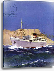 Постер Дригин Серж Union Castle Liner passing Table Mountain Постер Дригин Серж Union Castle Liner passing Table Mountain
