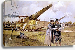 Постер Фламенг Франсуа Heavy Artillery on the Railway, October 1916 Постер Фламенг Франсуа Heavy Artillery on the Railway, October 1916