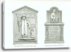Постер King Charles 1st Porter & Dware Newgate Street, A Figure and Tablet in Pannier Alley Newgate St Постер King Charles 1st Porter & Dware Newgate Street, A Figure and Tablet in Pannier Alley Newgate St