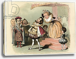 Постер Дойл Ричард Queen Elizabeth I and the Earl of Essex in council Постер Дойл Ричард Queen Elizabeth I and the Earl of Essex in council