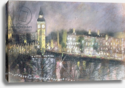 Постер Эллиот София (совр) Big Ben, from the South Bank, 1995 Постер Эллиот София (совр) Big Ben, from the South Bank, 1995