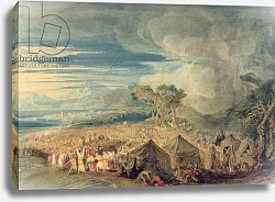 Постер Мартин Джон Moses dividing the waters of the Red Sea Постер Мартин Джон Moses dividing the waters of the Red Sea
