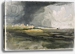 Постер Палмер Самуэль At Hailsham, Sussex: A Storm Approaching, 1821 Постер Палмер Самуэль At Hailsham, Sussex: A Storm Approaching, 1821