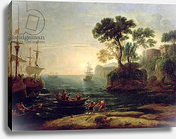 Постер Лоррен Клод (Claude Lorrain) Arrival of Aeneas in Italy, the Dawn of the Roman Empire Постер Лоррен Клод (Claude Lorrain) Arrival of Aeneas in Italy, the Dawn of the Roman Empire