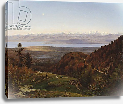 Постер Франсиа Франсуа Mont-Blanc seen from Saint-Cergues, 1869 Постер Франсиа Франсуа Mont-Blanc seen from Saint-Cergues, 1869