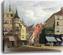 Постер Хертрих Майкл Maison Mathieu, Grand-Rue, Colmar, 1876 Постер Хертрих Майкл Maison Mathieu, Grand-Rue, Colmar, 1876