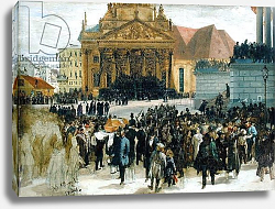 Постер Мензель Адольф Victims of the March Revolution in Berlin Lying in State, 1848 Постер Мензель Адольф Victims of the March Revolution in Berlin Lying in State, 1848