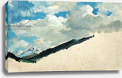 Постер Дженслер Якоб Study of Clouds with Mountain Tops, 1830 Постер Дженслер Якоб Study of Clouds with Mountain Tops, 1830