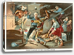 Постер Школа: Северная Америка (19 в) Indian warfare of the colonial epoch Постер Школа: Северная Америка (19 в) Indian warfare of the colonial epoch