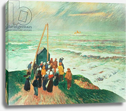 Постер Море Анри Waiting for the Return of the Fishermen in Brittany, 1894 Постер Море Анри Waiting for the Return of the Fishermen in Brittany, 1894