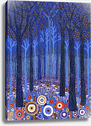 Постер Ньютон Давид (совр) Blue Forest, 2011, Постер Ньютон Давид (совр) Blue Forest, 2011,