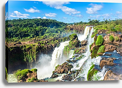 Постер Iguazu Falls, on the Border of Argentina, Brazil, and Paraguay Постер Iguazu Falls, on the Border of Argentina, Brazil, and Paraguay