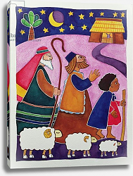 Постер Бакстер Кэти (совр) The Shepherds Journey to Bethlehem Постер Бакстер Кэти (совр) The Shepherds Journey to Bethlehem
