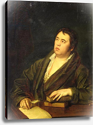 Постер Волков Роман Portrait of the poet Ivan A. Krylov, 1812 Постер Волков Роман Portrait of the poet Ivan A. Krylov, 1812