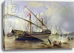 Постер Перро Фердинанд The Battle of Grengham on 27th July 1720 Постер Перро Фердинанд The Battle of Grengham on 27th July 1720
